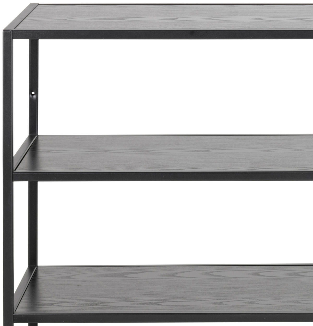 REGAL  114,0/78,0/35,0 cm Schwarz  - Schwarz, Trend, Holzwerkstoff/Metall (114,0/78,0/35,0cm) - Carryhome