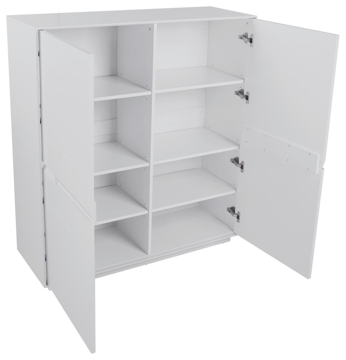 HIGHBOARD  in 113/125/40 cm  - Hellgrau, MODERN, Holzwerkstoff (113/125/40cm) - Xora