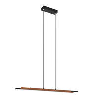 LED-HÄNGELEUCHTE 100/10/120 cm  - Weiß, Natur, Kunststoff (100/10/120cm) - Novel