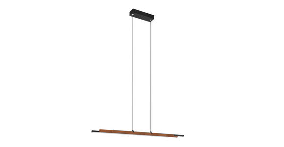 LED-HÄNGELEUCHTE 100/10/120 cm  - Weiß, Natur, Kunststoff (100/10/120cm) - Novel