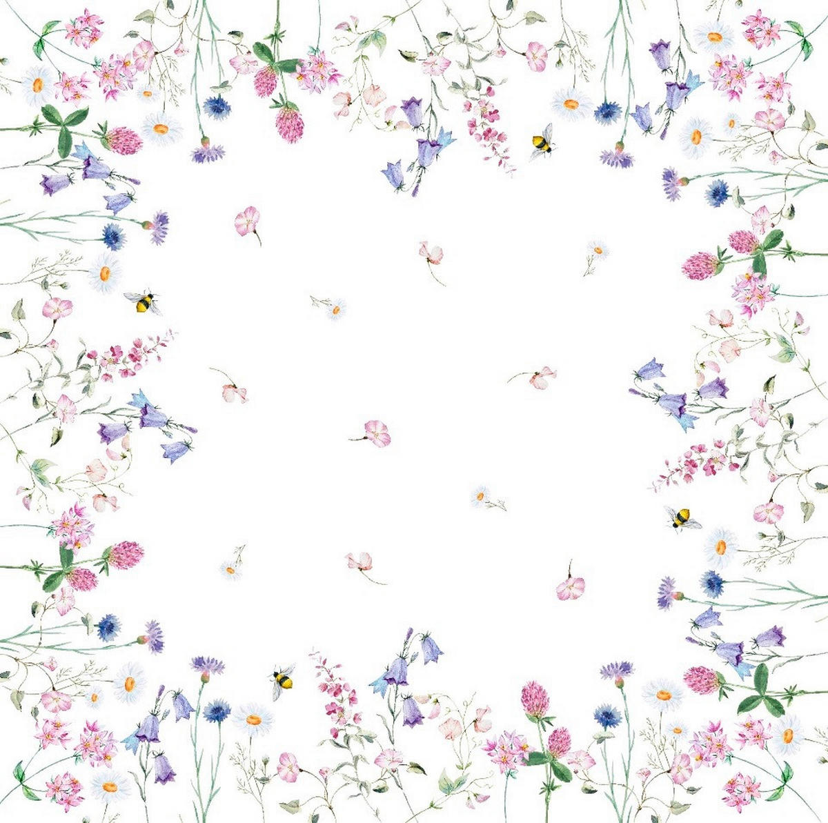 TISCHDECKE Textil Flachgewebe Multicolor 85/85 cm  - Multicolor, Design, Textil (85/85cm) - Esposa