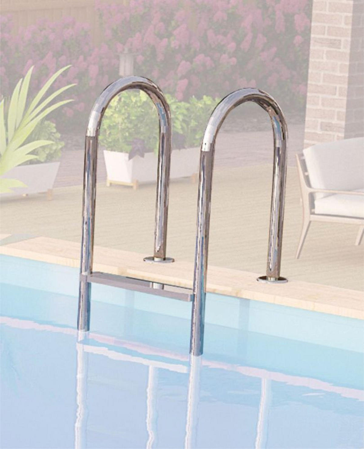 POOL-SET IBIZA 2 INKL. ZUBEHÖR 36590 470/124 cm  - Blau/Naturfarben, Basics, Holz (470/124cm) - Karibu