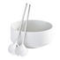 SALATSCHÜSSEL Porzellan Metall - Weiß, Basics, Metall (26/13,10cm) - WMF