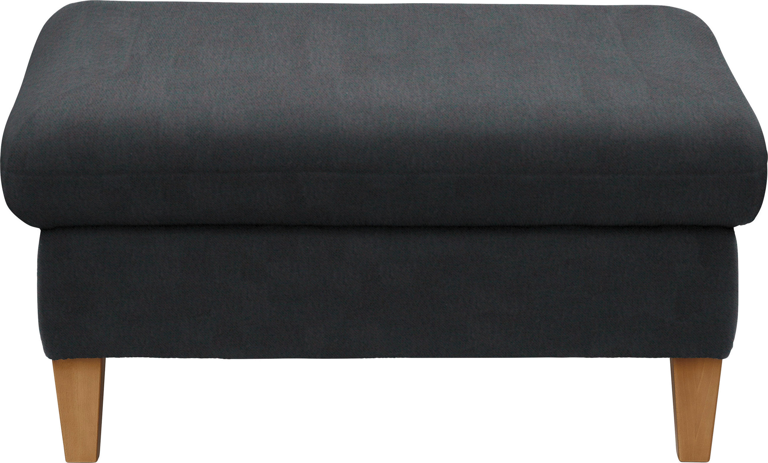 HOCKER Mikrofaser Anthrazit  - Anthrazit, KONVENTIONELL, Holz/Textil (95/49/65cm) - Cantus