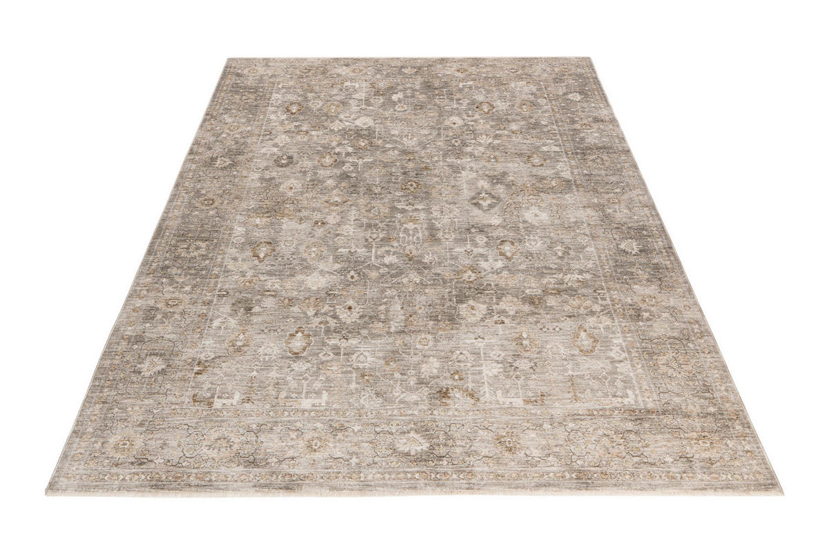 VINTAGE-TEPPICH 200/290 cm My Everest Grau  - Grau, Basics, Textil (200/290cm) - Obsession