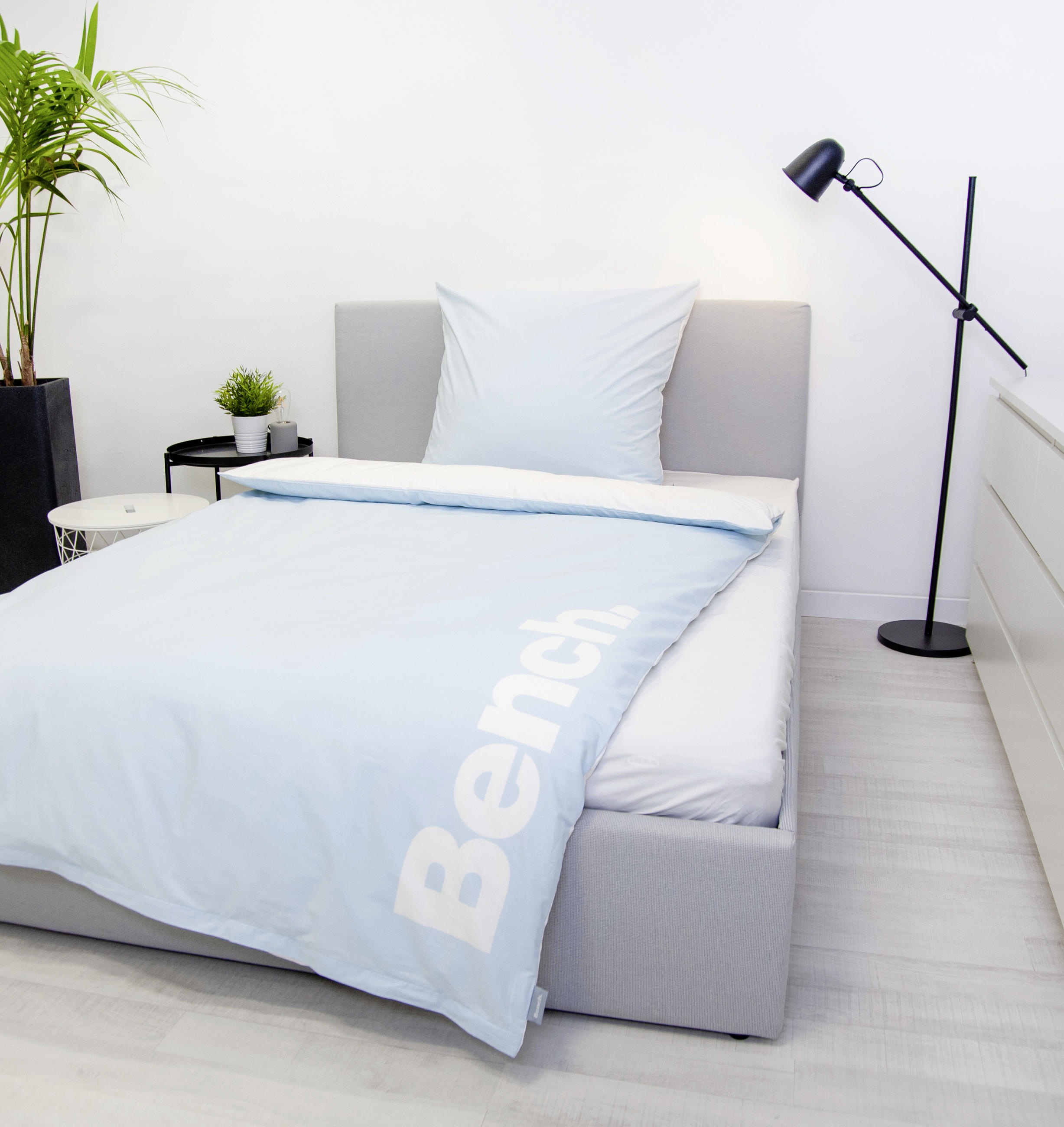 WENDEBETTWÄSCHE 135/200 cm  - Blau, Basics, Textil (135/200cm) - Bench