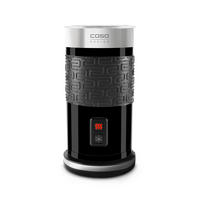 MILCHSCHÄUMER   - Edelstahlfarben/Schwarz, Basics, Kunststoff/Metall (8,5/18/8,5cm) - CASO Design