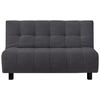 SCHLAFSOFA Grau  - Schwarz/Grau, Design, Textil/Metall (145/92/102cm) - Novel