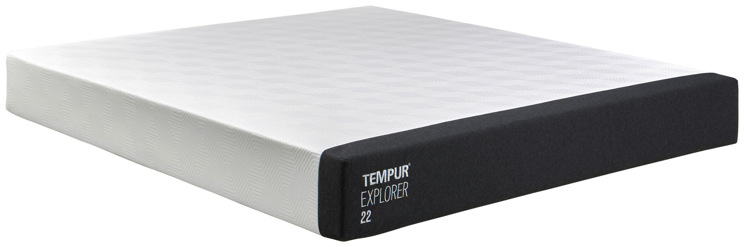 Tempur Viscomatratze Grau, Weiß 140x200 cm