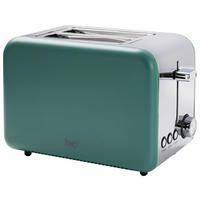 TOASTER  - Grün, Basics, Kunststoff/Metall (28,5/16/18,5cm) - Homeware Profession.