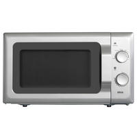 MIKROWELLE MWU 20.4 SILBER  - Silberfarben (45/26/35cm) - Silva Homeline