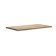 TISCHPLATTE Wildeiche massiv Wildeiche  - Wildeiche, Design, Holz (190/100/6cm) - Waldwelt
