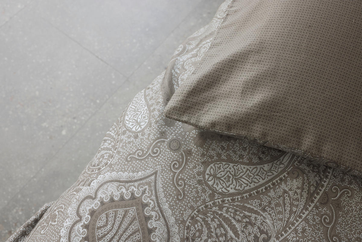 BETTWÄSCHE 2-teilig PEARL Satin 135/200 cm  - Anthrazit, Basics, Textil (135/200cm) - Musterring