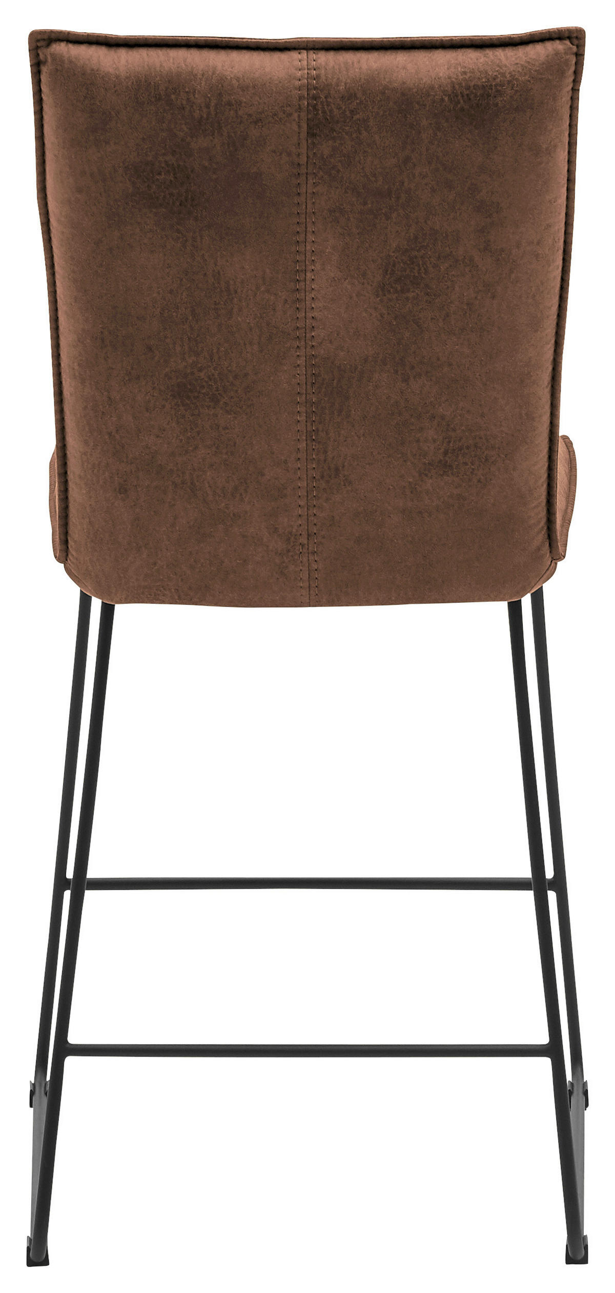 TRESENSTUHL in Metall, Textil Schwarz, Schlammfarben  - Schlammfarben/Schwarz, Design, Textil/Metall (56/98/62cm) - Valnatura