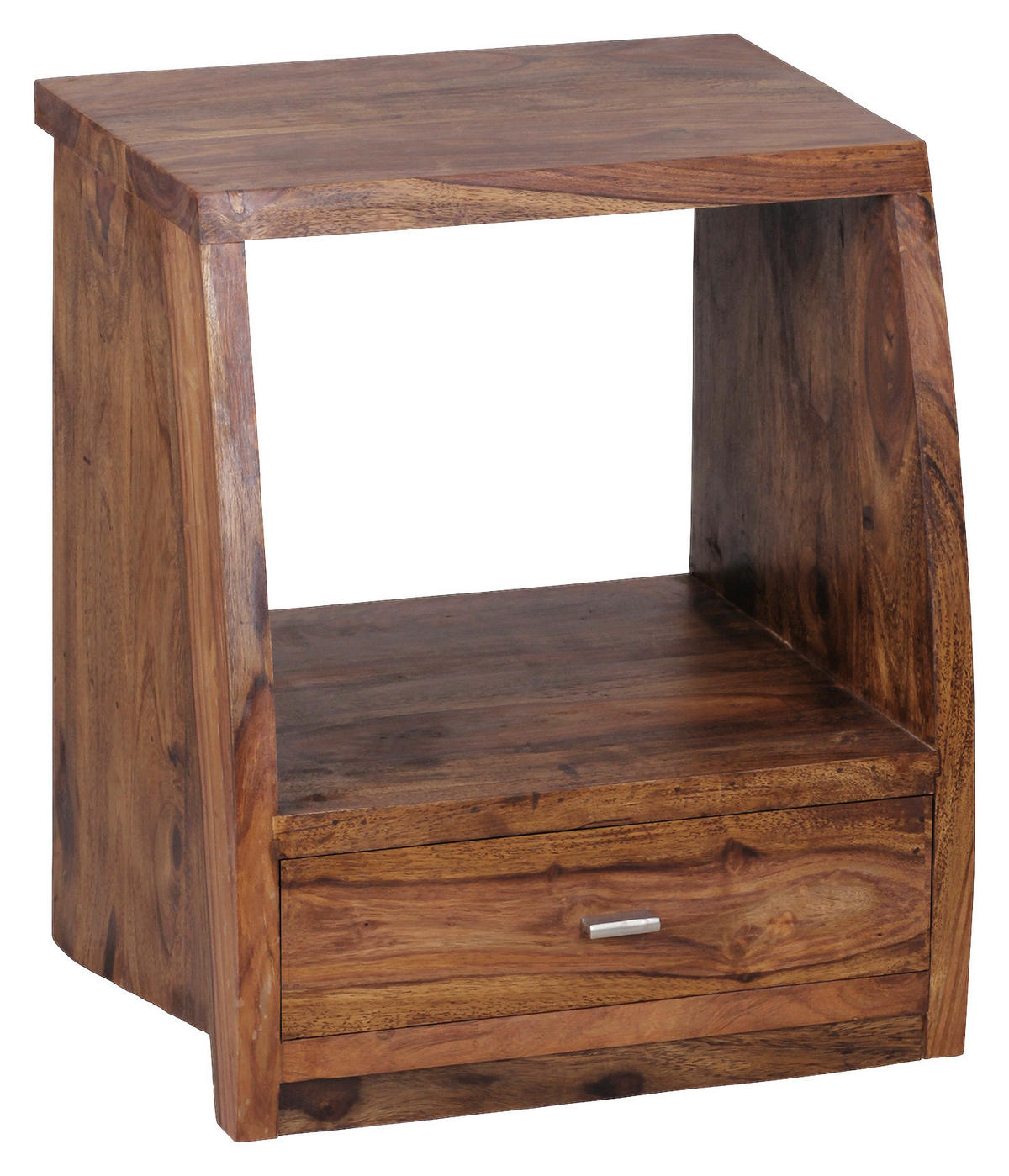 NOĆNI ORMARIĆ     - boje sheeshama/boje kroma, Konvencionalno, metal/drvo (45/53/40cm) - MID.YOU