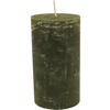 VALCOVÁ SVIEČKA - zelená, Basics (10/18cm) - Ambia Home