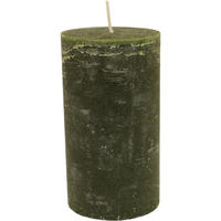 LUMÂNARE COLOANĂ 10/18 cm  - verde, Basics (10/18cm) - Ambia Home