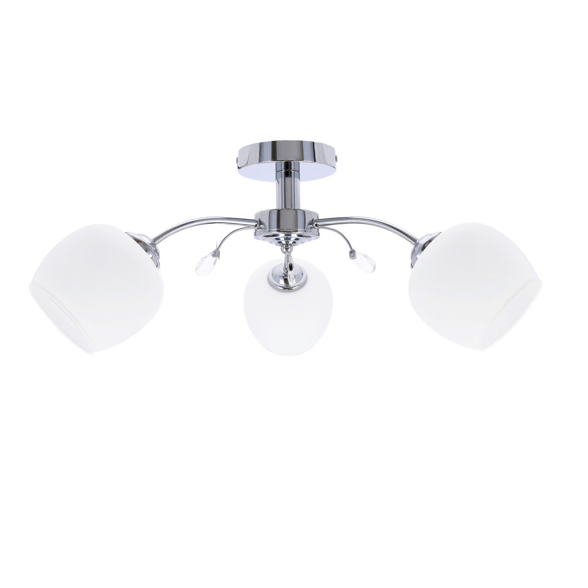 DECKENLEUCHTE Estar 54/54/23 cm   - Chromfarben, KONVENTIONELL, Metall (54/54/23cm)