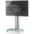 TV-RACK Klar, Silberfarben - Klar/Silberfarben, KONVENTIONELL, Glas/Metall (60/100/44cm) TV-RACK Klar, Silberfarben - Klar/Silberfarben, KONVENTIONELL, Glas/Metall (60/100/44cm)