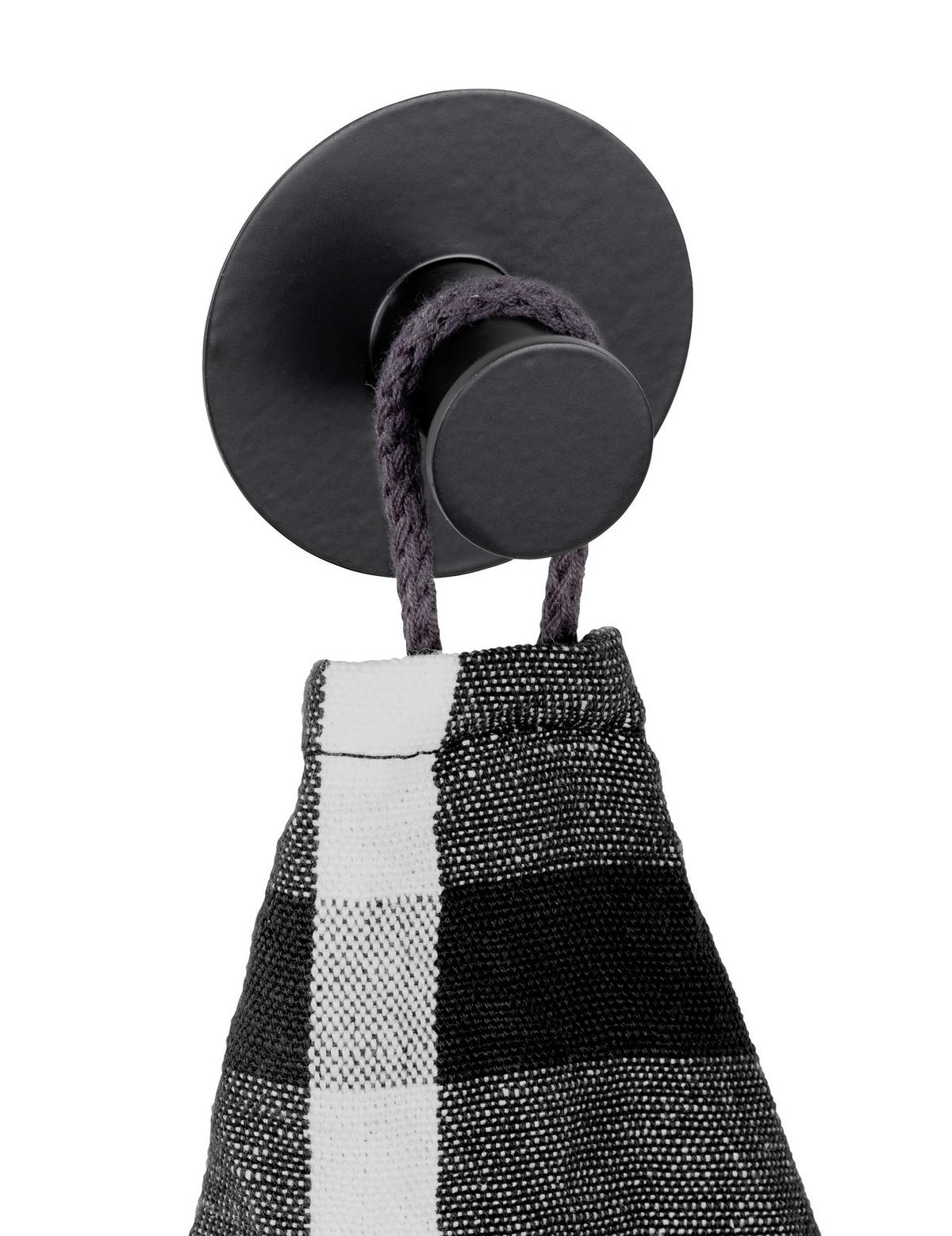WANDHAKEN  in Schwarz  - Schwarz, Basics, Metall (5/3,3/5cm) - Schöner Wohnen