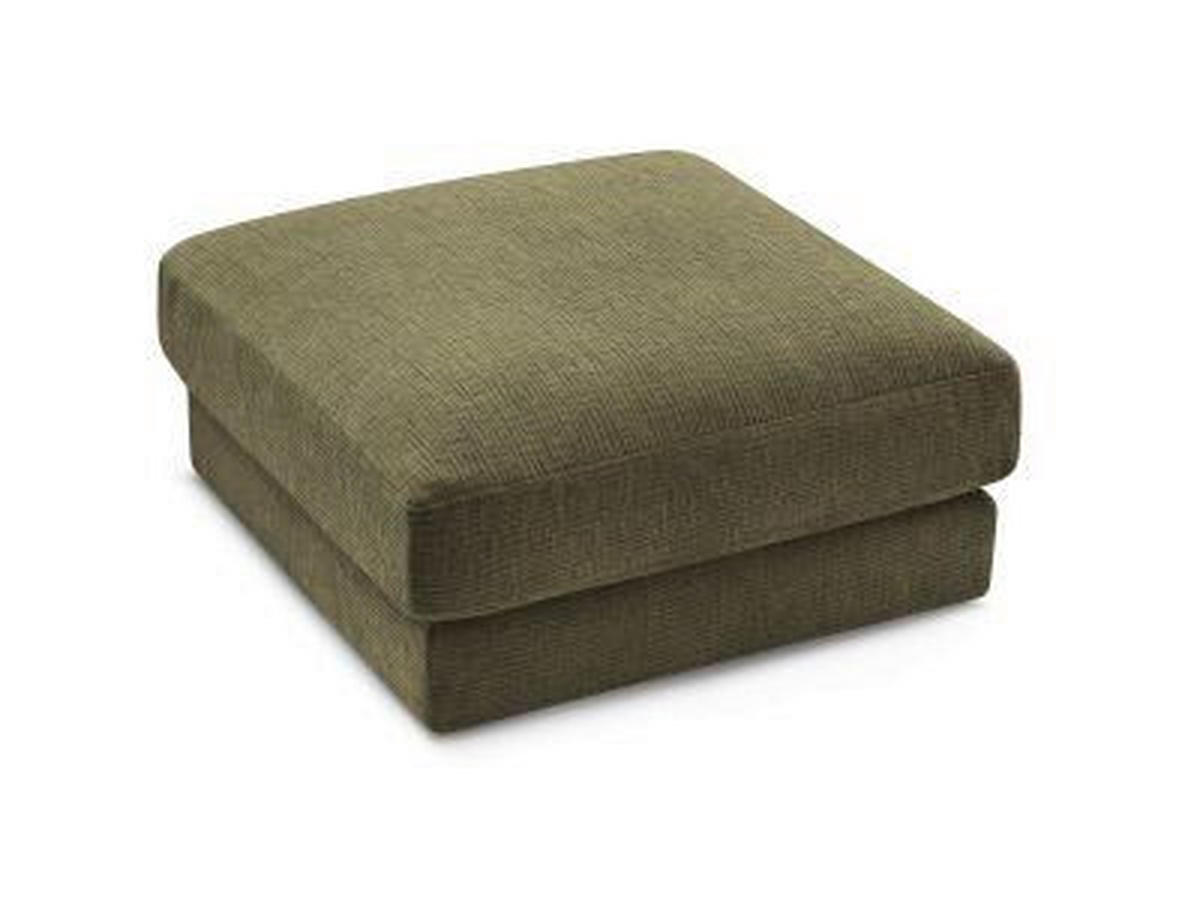HOCKER LEONARD Struktur Grün  - Schwarz/Grün, MODERN, Kunststoff/Textil (86/43/86cm)