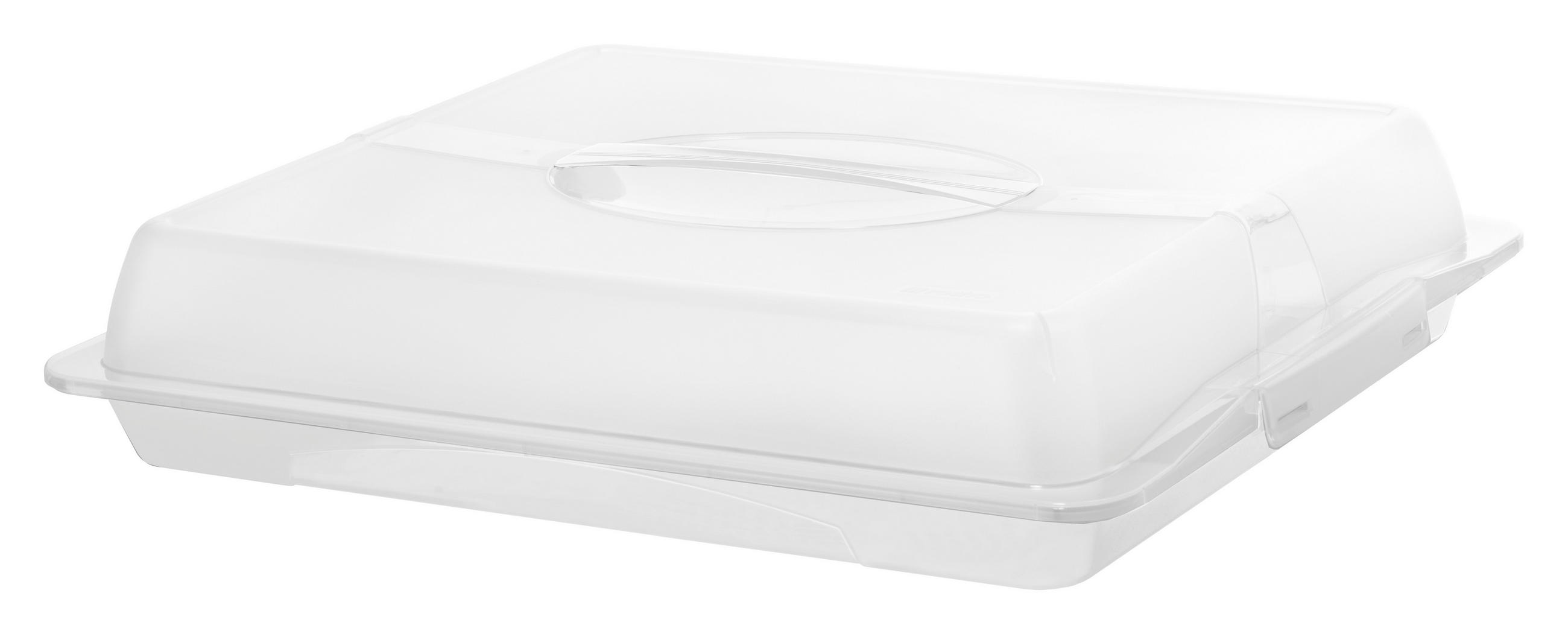 PARTYBUTLER - Transparent/Weiß, Basics, Kunststoff (47,5/39/9,8cm) - Rotho