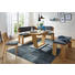 HOCKERBANK Eiche massiv Eichefarben, Grau - Eichefarben/Grau, KONVENTIONELL, Holz/Textil (130cm) - Voleo HOCKERBANK Eiche massiv Eichefarben, Grau - Eichefarben/Grau, KONVENTIONELL, Holz/Textil (130cm) - Voleo