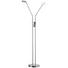 LED-STEHLEUCHTE - Chromfarben/Weiß, Basics, Kunststoff/Metall (150cm) LED-STEHLEUCHTE - Chromfarben/Weiß, Basics, Kunststoff/Metall (150cm)