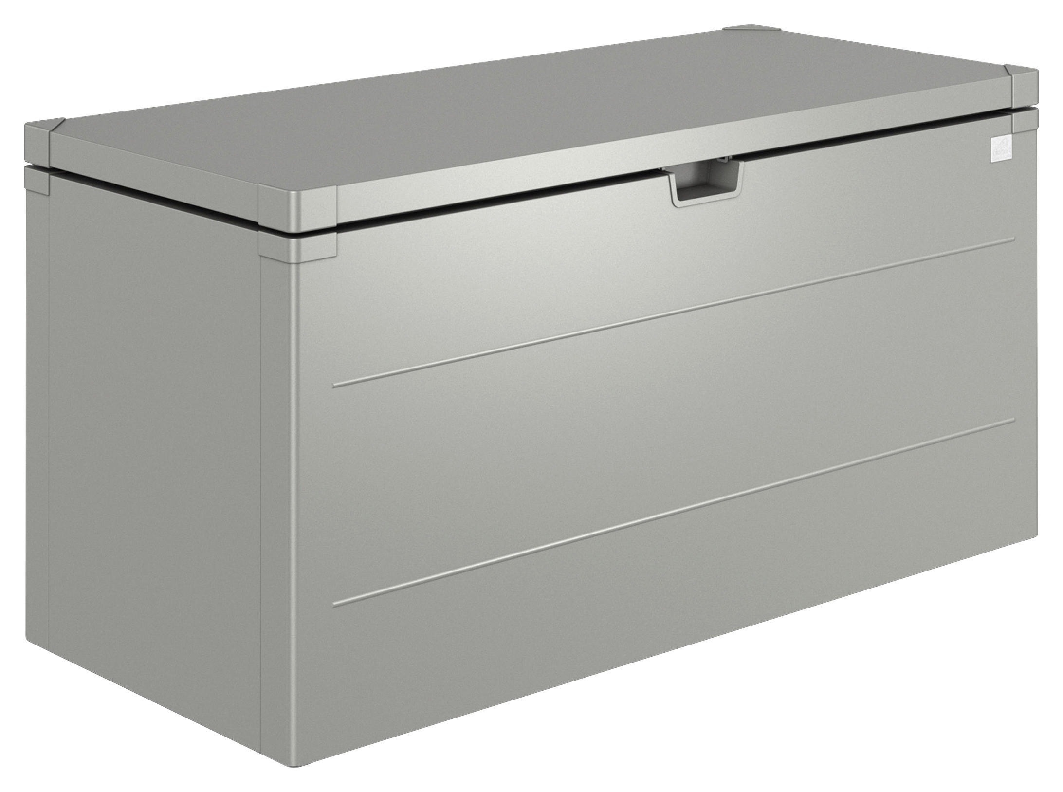  KISSENBOX 140/71/60 cm Metall Grau  - Grau, Basics, Metall (140/71/60cm) - Biohort