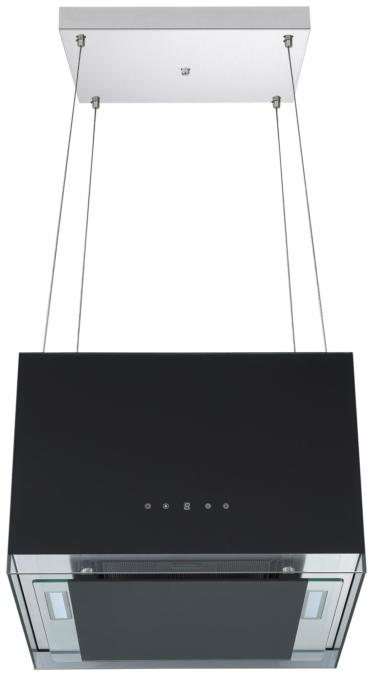 KÜCHENBLOCK 290-150 cm   in Grau Hochglanz  - Wildeiche/Edelstahlfarben, Design, Holzwerkstoff/Kunststoff (290-150cm) - Respekta