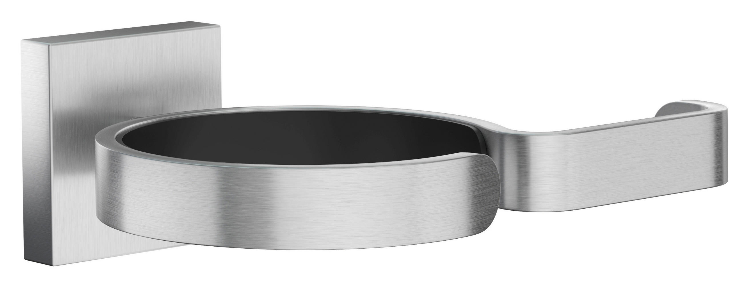 HAARTROCKNERHALTER Metall  - Chromfarben, Basics, Metall (12,9/4,5/10cm)