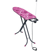 BÜGELBRETT - Pink, Basics, Textil (41,5/9/154cm) - Leifheit