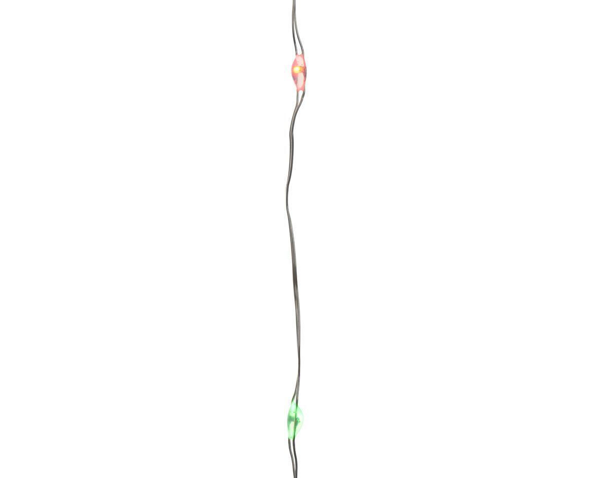 UKRASNE LAMPICE - prozirna, Osnovno, plastika (195/20/41cm) - X-Mas