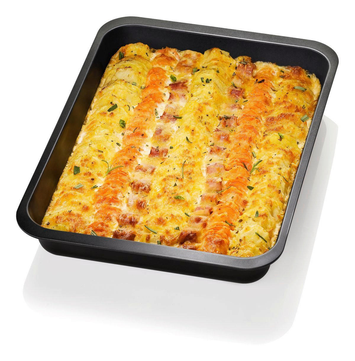 AUFLAUFFORM Metall  - Schwarz, Basics, Metall (36/27cm) - Dr.Oetker