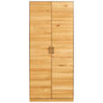 AKTENSCHRANK 86/197/40 cm  - Eichefarben/Anthrazit, Natur, Holz/Metall (86/197/40cm) - Linea Natura