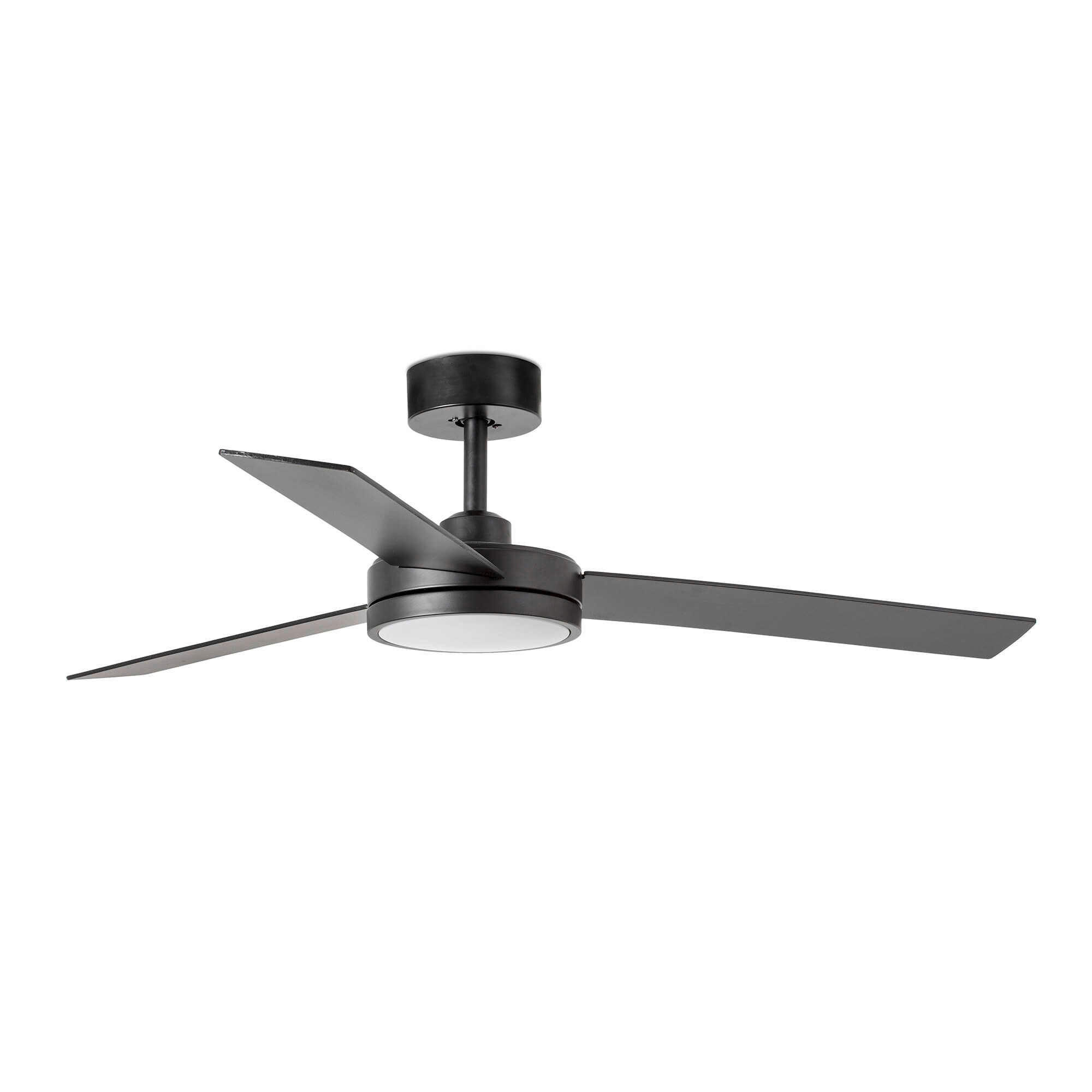 DECKENVENTILATOR - Schwarz, KONVENTIONELL, Holzwerkstoff/Metall (132/29.1cm)