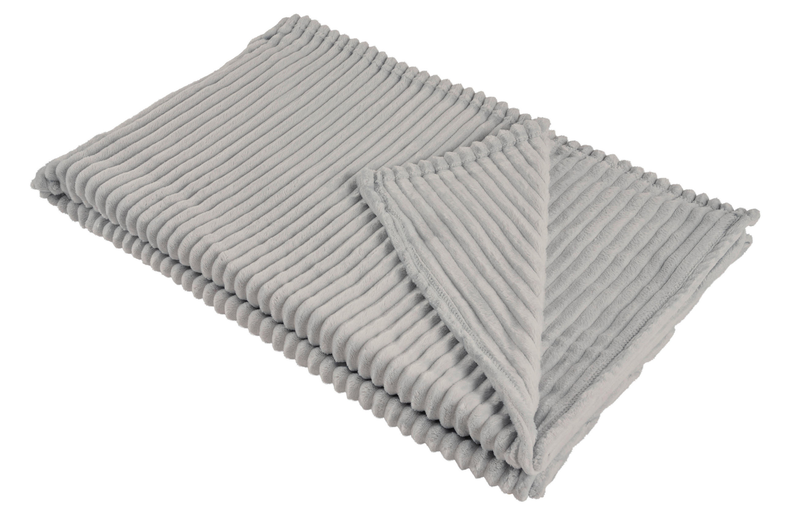 PĂTURĂ 150/200 cm  - argintiu, Basics, textil (150/200cm) - Novel
