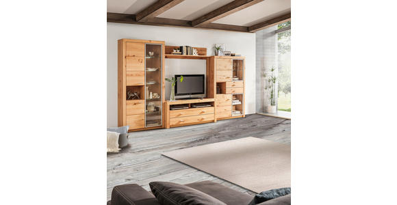 KOMMODE Indira Indira Buchefarben 163/88/44 cm - Buchefarben/Alufarben, KONVENTIONELL, Holz/Kunststoff (163/88/44cm) - Cantus