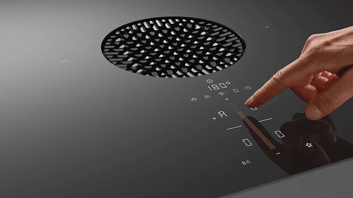 KOCHFELD-DUNSTABZUG-KOMBI PUXU2  - Schwarz, Basics, Glas/Metall (83/19,9/51,5cm) - Bora