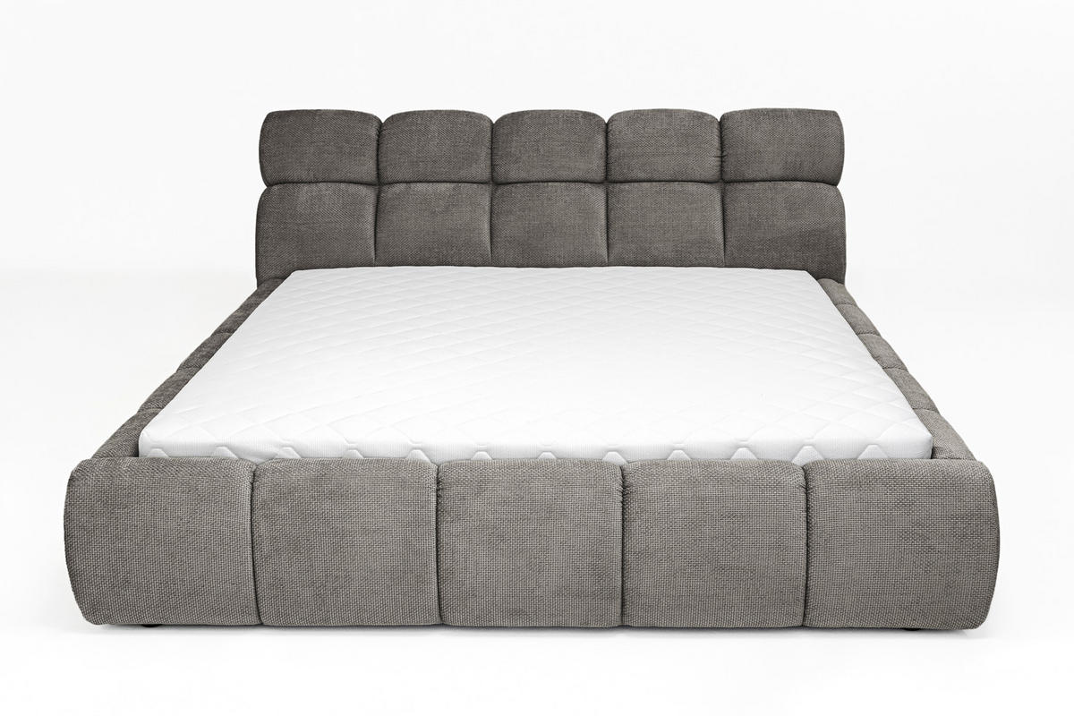 POLSTERBETT 180/200 cm  in Beige  - Beige/Schwarz, Design, Kunststoff/Textil (180/200cm) - Esposa