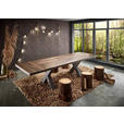 ESSTISCH in Holzwerkstoff 210(310)/100/77,5 cm - Eichefarben/Grau, MODERN, Holzwerkstoff (210(310)/100/77,5cm) - Hom`in