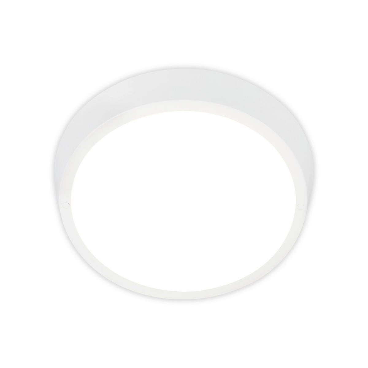 SPOLJNA PLAFONJERA - bela, Osnovno, plastika (27/9,3cm)