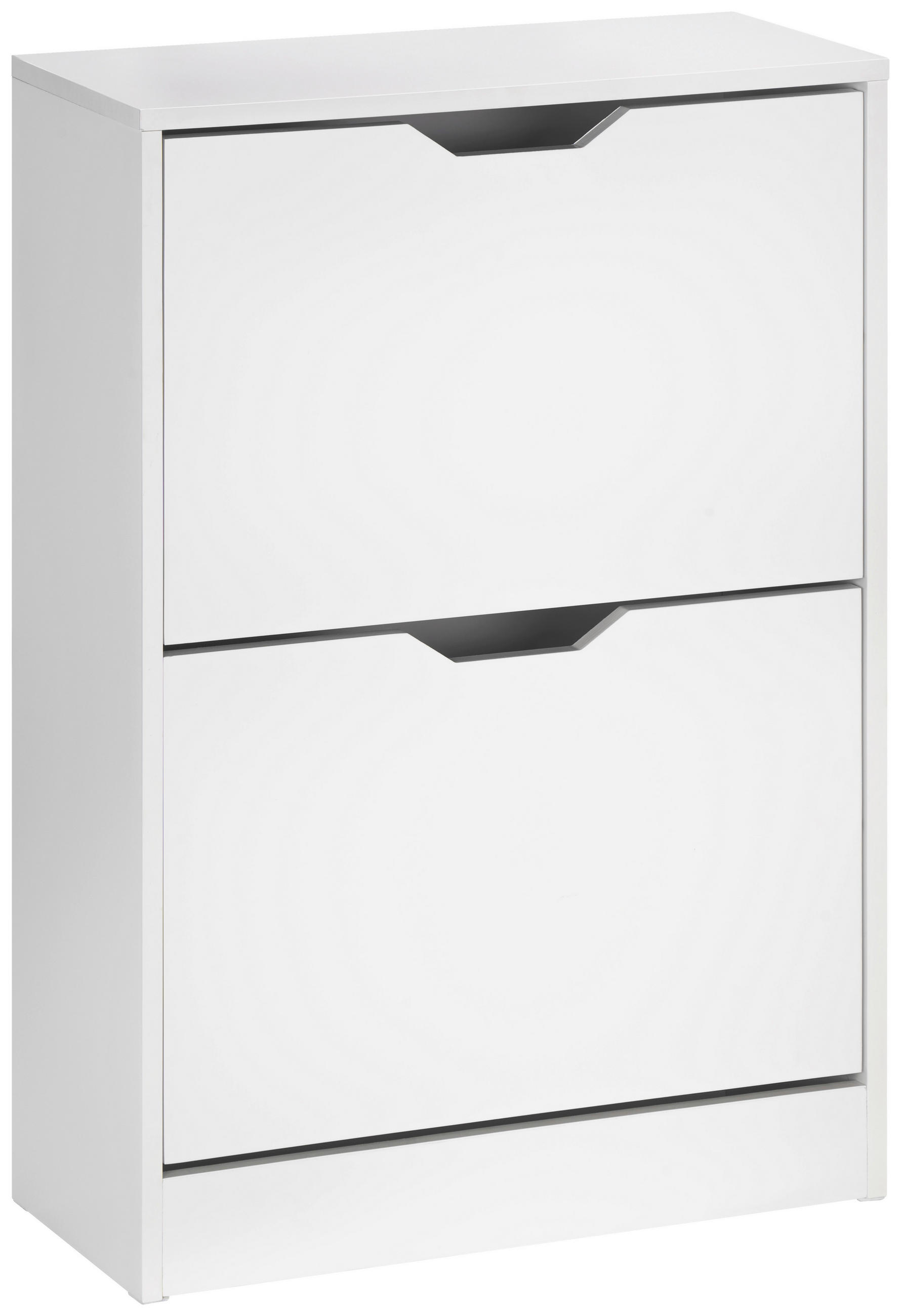 BILLENŐS CIPŐSSZEKRÉNY 55/80,5/23,5 cm  - fehér, Design, faalapú anyag (55/80,5/23,5cm) - Livetastic