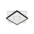 LED-DECKENLEUCHTE 35/35/6 cm   - Schwarz/Weiß, LIFESTYLE, Kunststoff/Metall (35/35/6cm) - Novel