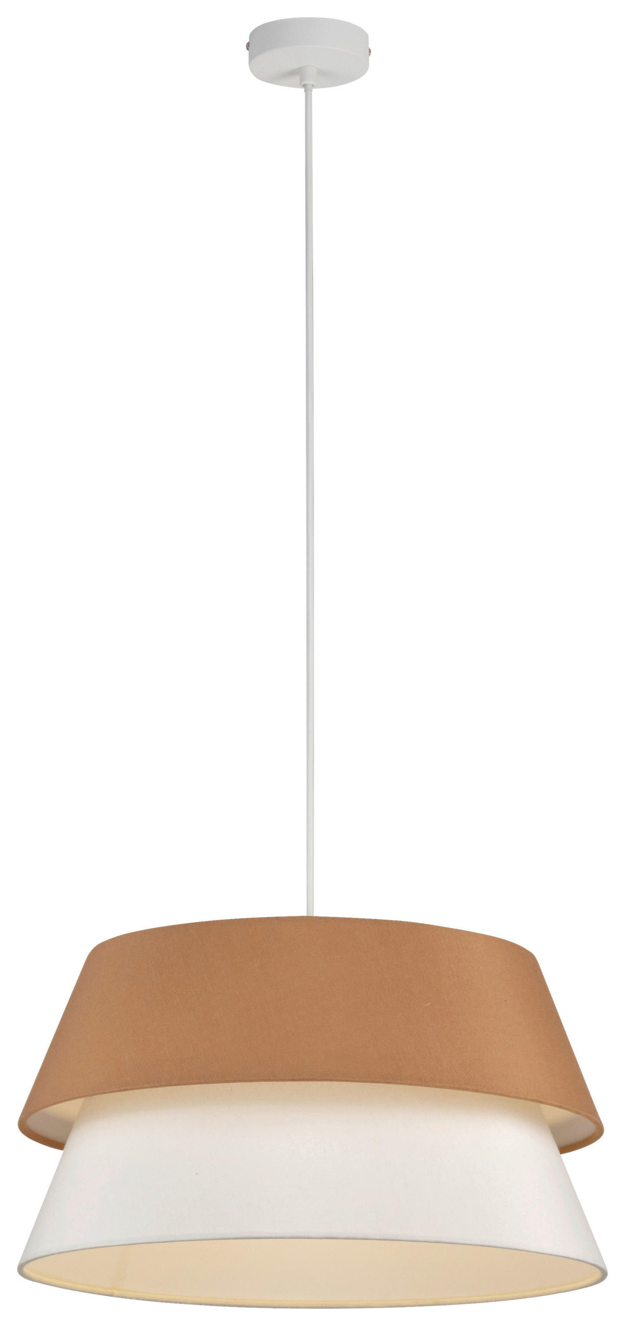 Collett's Monde Hängeleuchte Weiß, Mokka 120 cm
