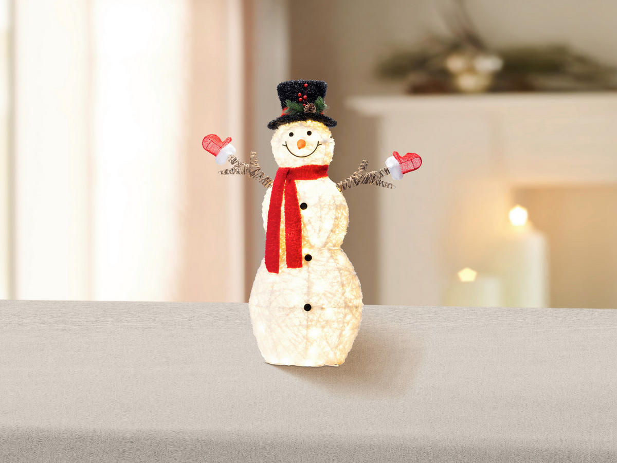 LED-DEKOLEUCHTE 85/120/25 cm  - Rot/Schwarz, Trend, Textil/Metall (85/120/25cm) - X-Mas