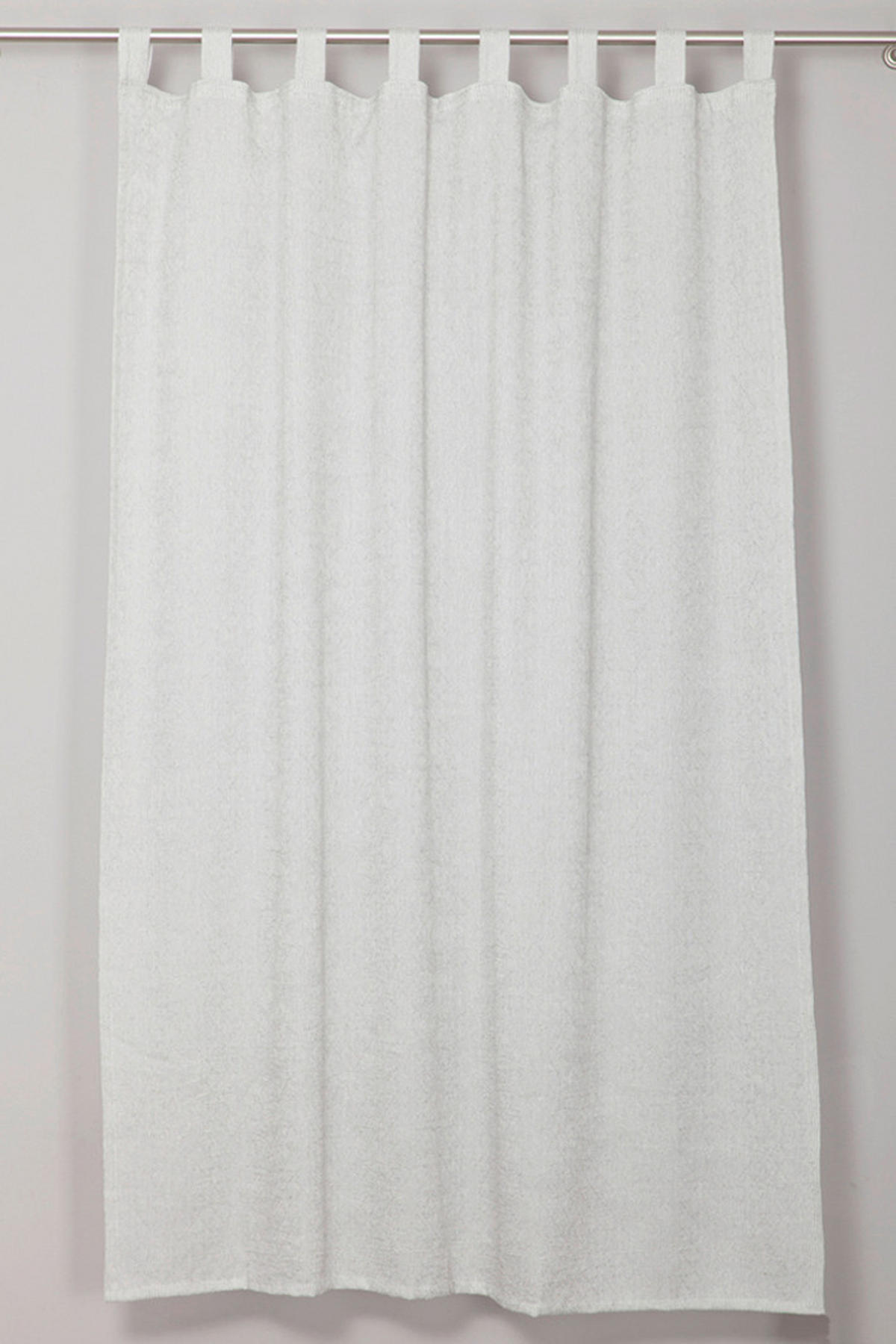 SCHLAUFENVORHANG  - Grau, Basics, Textil (150/260cm)