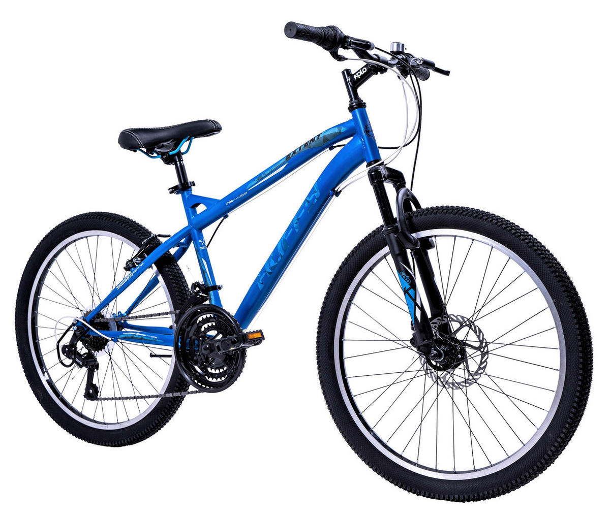 MOUNTAINBIKE 24 Zoll Kinder  - Blau, Basics, Metall (60,5/98/163cm)