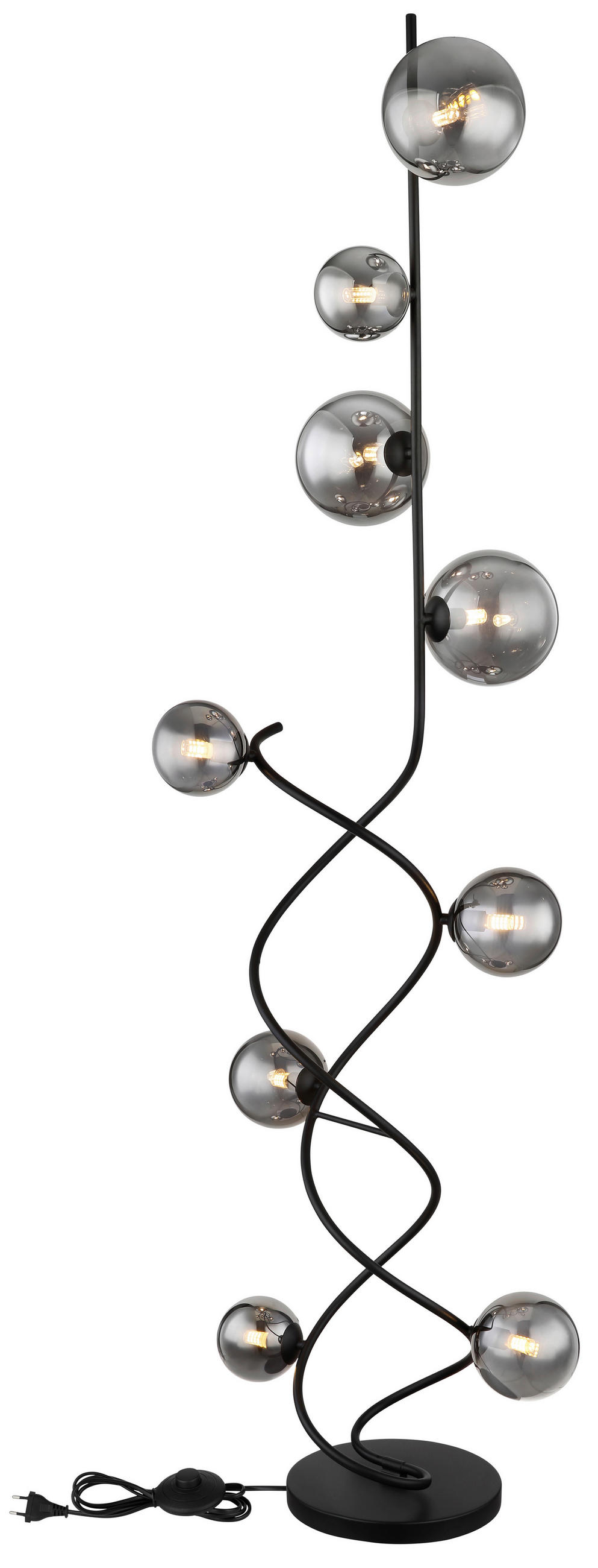 STOJACÍ LED LAMPA, 42.5/40/162 cm - Design (42.5/40/162cm) - Globo