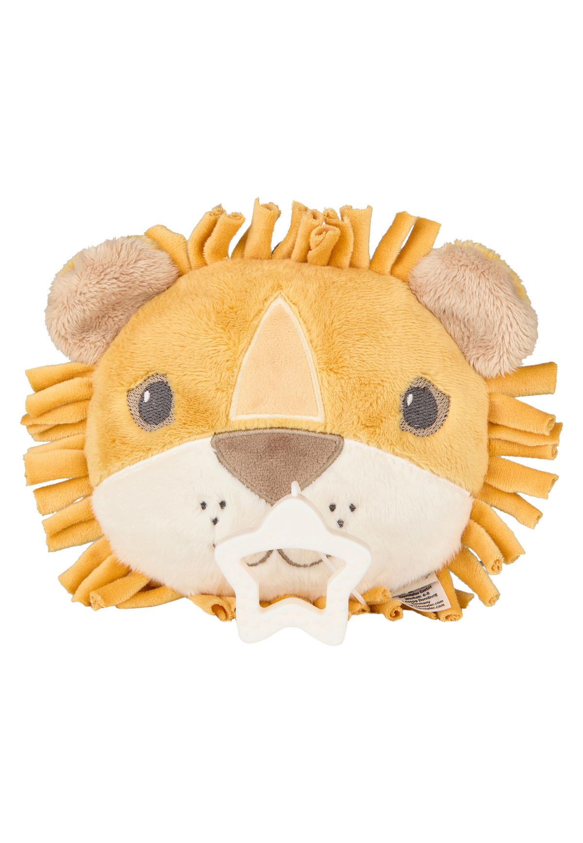 SPIELUHR Löwe Leo  - Hellgelb, Basics, Textil (18/20/6cm) - Sterntaler